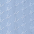 Light Blue Tone-on-Tone Jacquard, Cotton-Poly