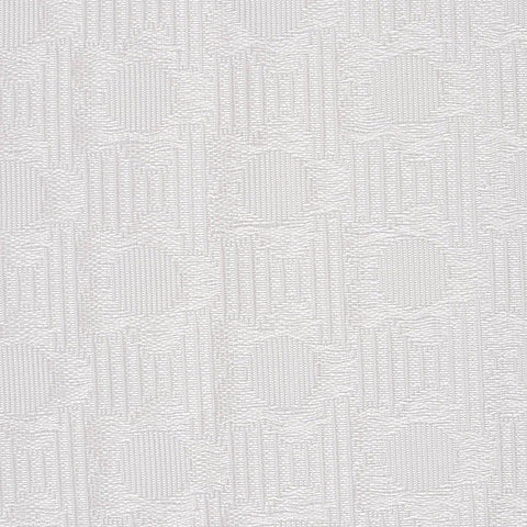 White Tone-on-Tone Jacquard, Poly-Cotton, 183 gsm