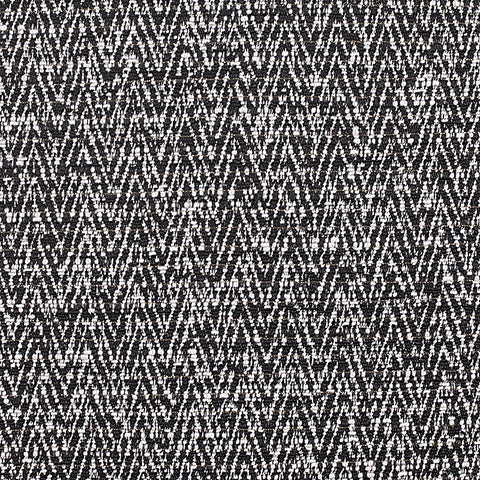 Black Chevron Jacquard, Viscose-Poly, 286 gsm