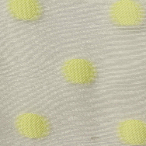 Yellow Dots Jacquard, Viscose-Nylon