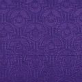 Purple Leaf Jacquard, Cotton-Poly