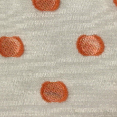 Orange Dots Jacquard, Viscose-Nylon