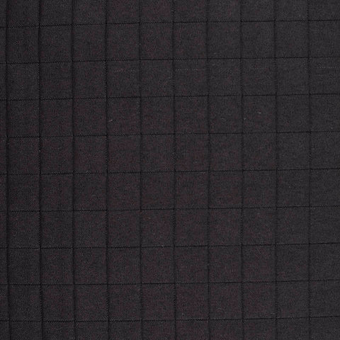 Black Tone-on-Tone Grid Jacquard, Polyester, 275 gsm