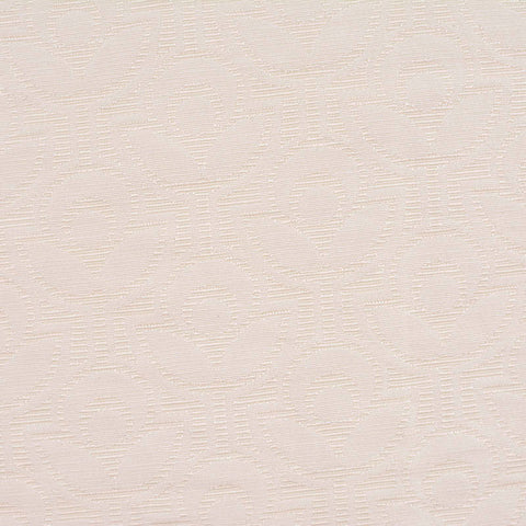 Cream Heart Jacquard, Cotton-Poly