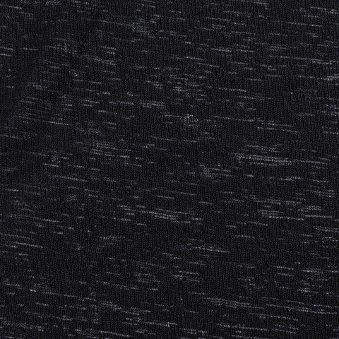 Black Marl Rib Knit, Polyester, 190 gsm