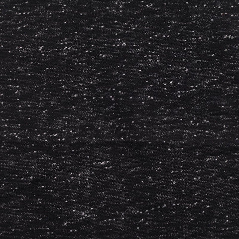 Black Marl French Terry, Poly-Cotton, 284 gsm, ref EF-11867