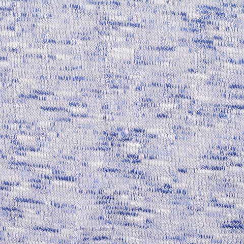 Blue Marl Chunky Knit, Poly-Viscose, 236 gsm