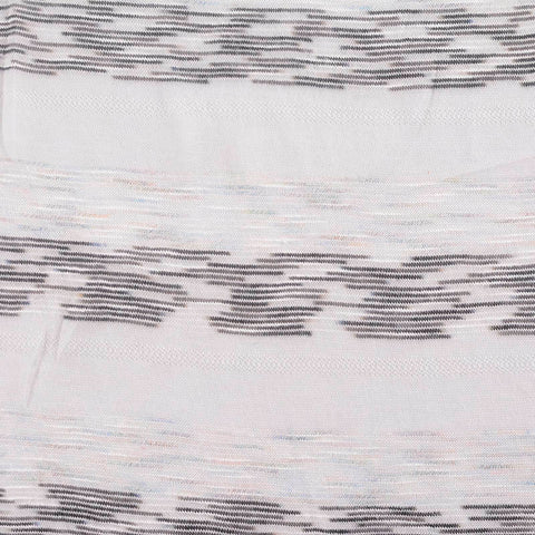 Dark Grey Zigzag Jacquard, Poly-Viscose
