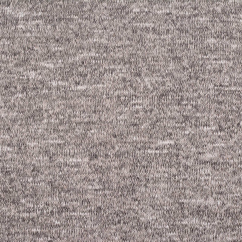 Heathered Grey Marl French Terry, Poly-Cotton, 380 gsm
