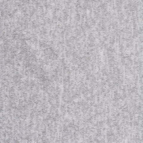 Light Grey Heathered-Marl Jersey Knit, Polyester, 155 gsm