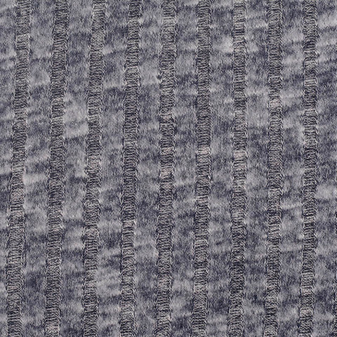Grey Marl Rib Knit, Viscose-Poly, 146 gsm