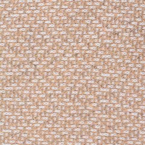 Jacquard Polyester Acrylic Chunky Knit Fabric, 234 gsm — Beige