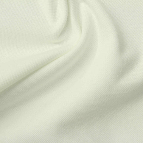 Off-White Scuba Knit, Poly-Cotton