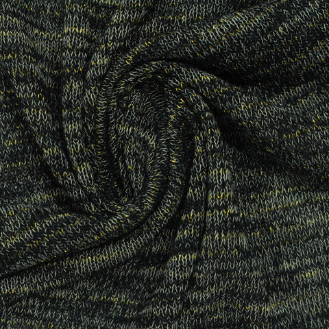 Black Sparkle Chunky Knit, Polyester