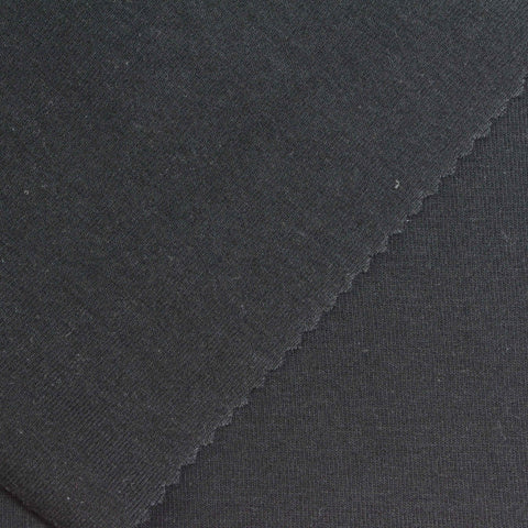 Charcoal Ribbed Rib Knit, Spandex