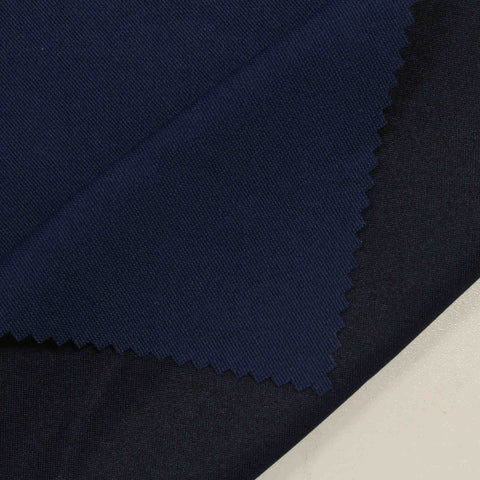 Navy Rib Knit, Polyester