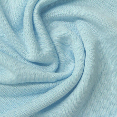 Light Blue French Terry, Modal-Cotton