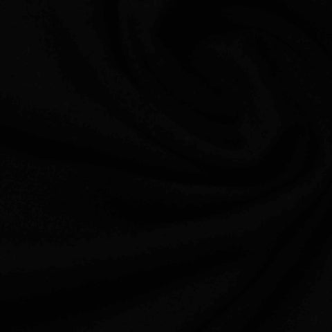 100% Polyester Faux Suede Fabric, 280 gsm, 150 cm — Black