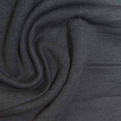 Cotton Polyester French Terry Fabric, 280 gsm, 176 cm — Grey
