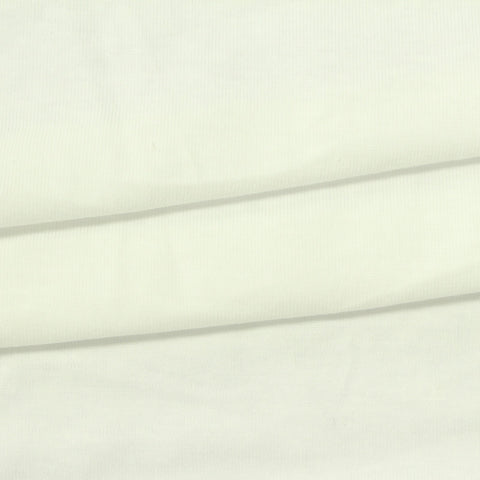 Off-White Jersey Knit, Cotton