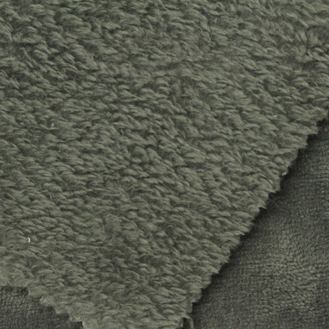 Jacquard 100% Polyester Fleece Fabric, 198 gsm, 163 cm — Green