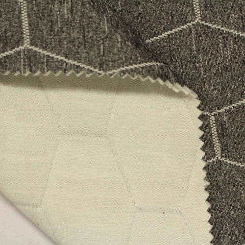 Jacquard 100% Polyester Knit Fabric, 325 gsm, 165 cm — Brown
