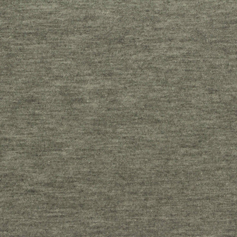 Heathered Grey Marl Jersey Knit, Poly-Cotton, 140 gsm