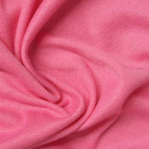 Bright Pink Rib Knit, Polyester