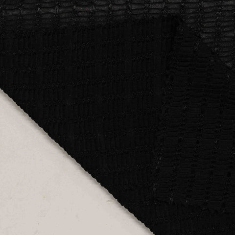 Black Square Crepe, Polyester