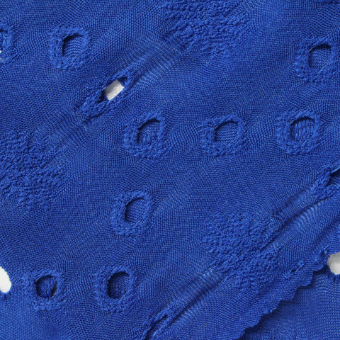 Blue Openwork Jacquard, Polyester