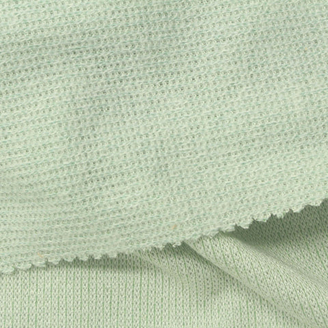 Viscose Polyester Rib Knit Fabric, 220 gsm, 160 cm — Green