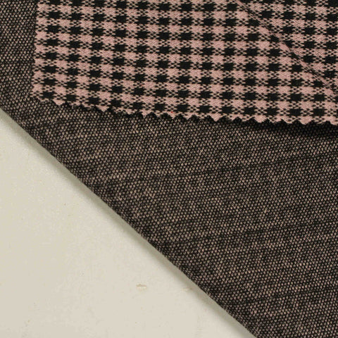 Black Houndstooth Jacquard, Polyester, 280 gsm, 160 cm, ref EF-207502