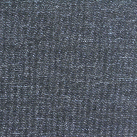Dark Grey Marl Interlock Knit, Polyester, 283 gsm