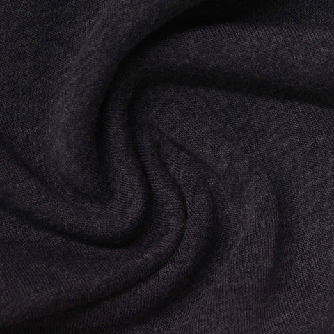 Dark Grey Marl Jersey Knit, Poly-Viscose, 210 gsm, 165 cm