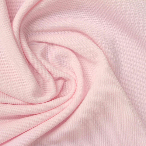 Polyester Stretch Knit Fabric, 210 gsm, 190 cm — Pink