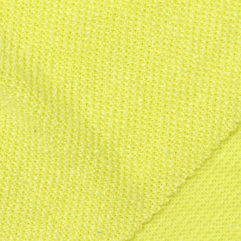 Yellow Marl Jersey Knit, Polyester, 216 gsm