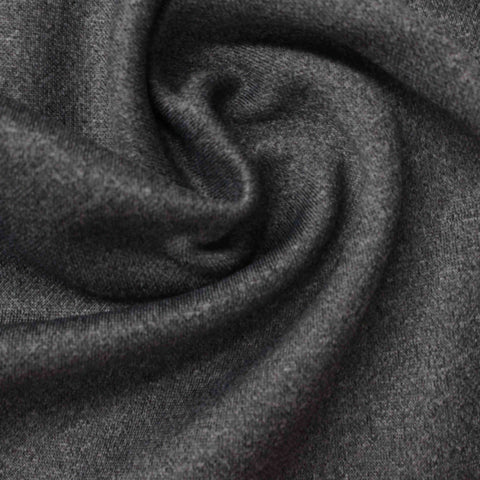 100% Polyester Scuba Knit Fabric, 249 gsm, 170 cm — Grey