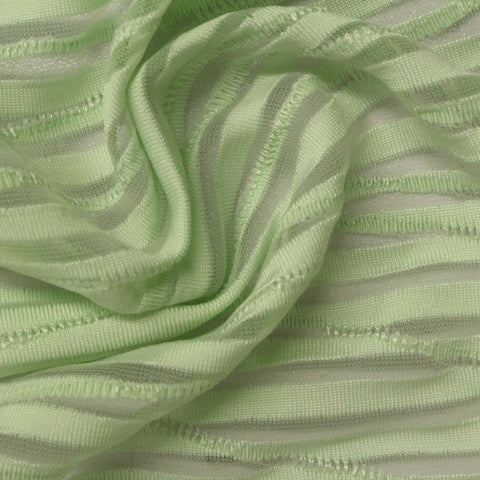 Light Green Bands Jacquard