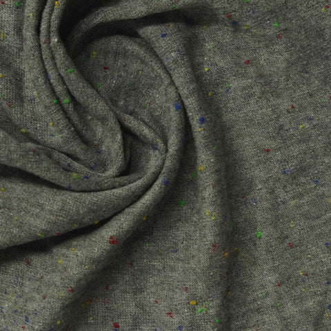 Grey Marl Jersey Knit, Poly-Cotton, 160 gsm, 190 cm