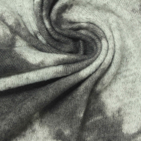 Grey Abstract-Cloud Chunky Knit, Polyester