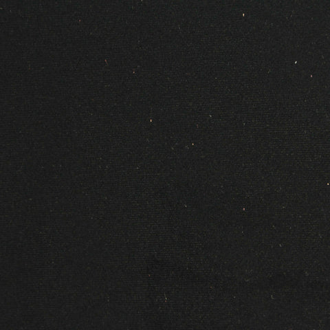 Brushed Polyester Stretch Warp Knit Fabric, 230 gsm, 150 cm — Black