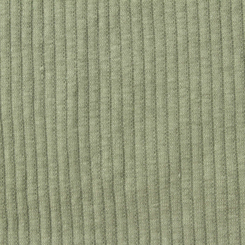 Light Olive Heather Rib Knit