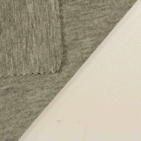 Heathered Grey Marl Jersey Knit, Viscose, 148 gsm