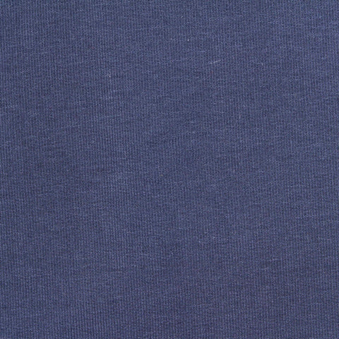 Cotton Stretch French Terry Fabric, 320 gsm, 185 cm — Navy