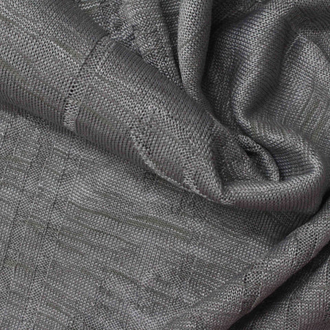 Grey Diamond Rib Knit, Polyester