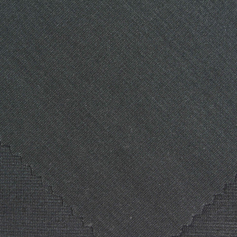 Dark Grey Marl Interlock Knit, Poly-Viscose, 314 gsm