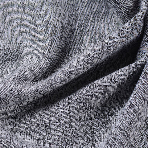 Grey Marl Jersey Knit, Poly-Viscose, 370 gsm