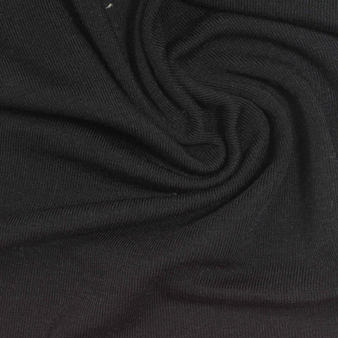 Black Rib Knit, Polyester