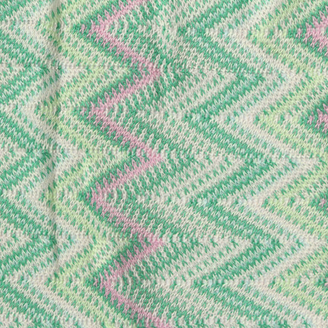 Green Geometric Jacquard, Polyester