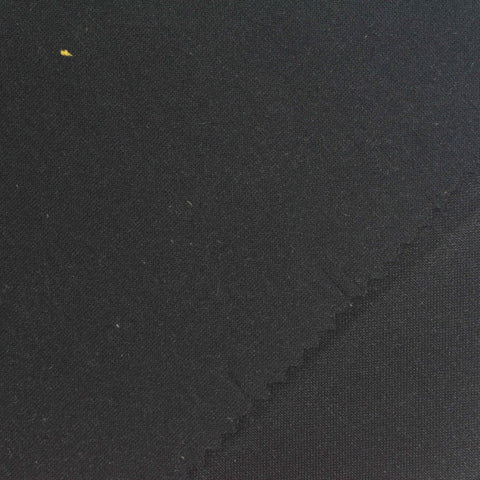 Black Interlock Knit, Cotton